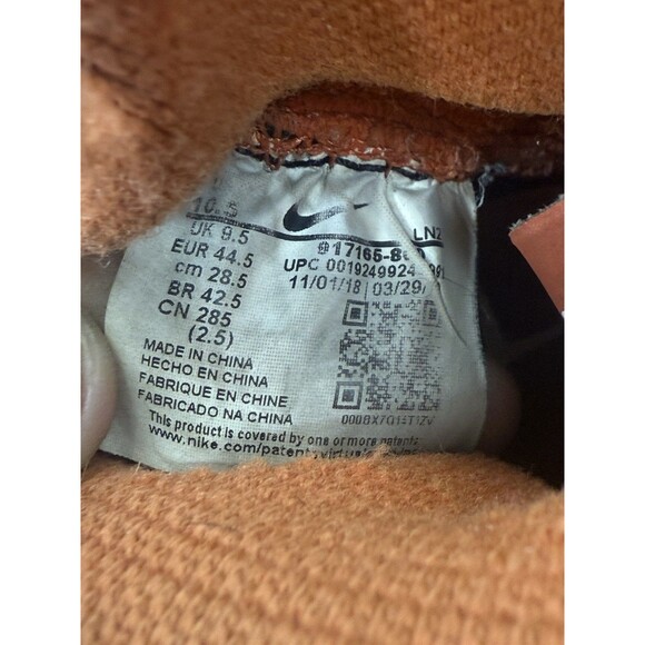 Nike VAPOR UNTOUCHABLE PRO TD 3 Football Cleats ORANGE 917165-800 Mens Size 10.5 - Picture 7 of 8